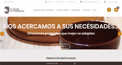 Desktop Screenshot of hornosdebarrodepereruela.es